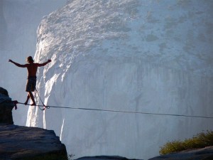 Equilíbrio na corda bamba