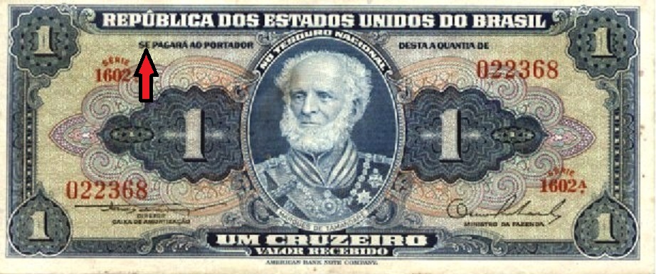 Cédula antiga ― Cruzeiro (1942 a 1967)