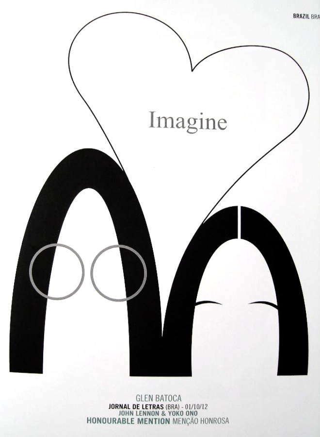 John Lennon & Yoko Ono vistos por Glen Batoca