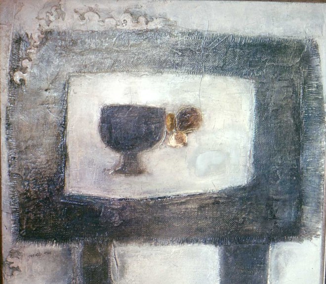 by Marie-Joseph Orgiazzi (1945-1998), artista francesa Óleo sobre tela ― 1976