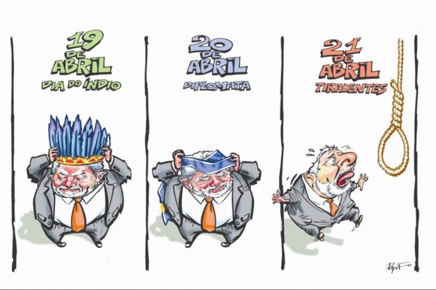 Repararam que o Lula anda meio sumido estes últimos tempos? by Ademir Vigilato da Paixão, desenhista paranaense