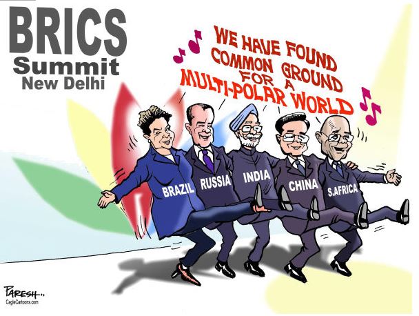 Chegamos a um acordo para um mundo multipolar. by Paresh Nath, desenhista indiano