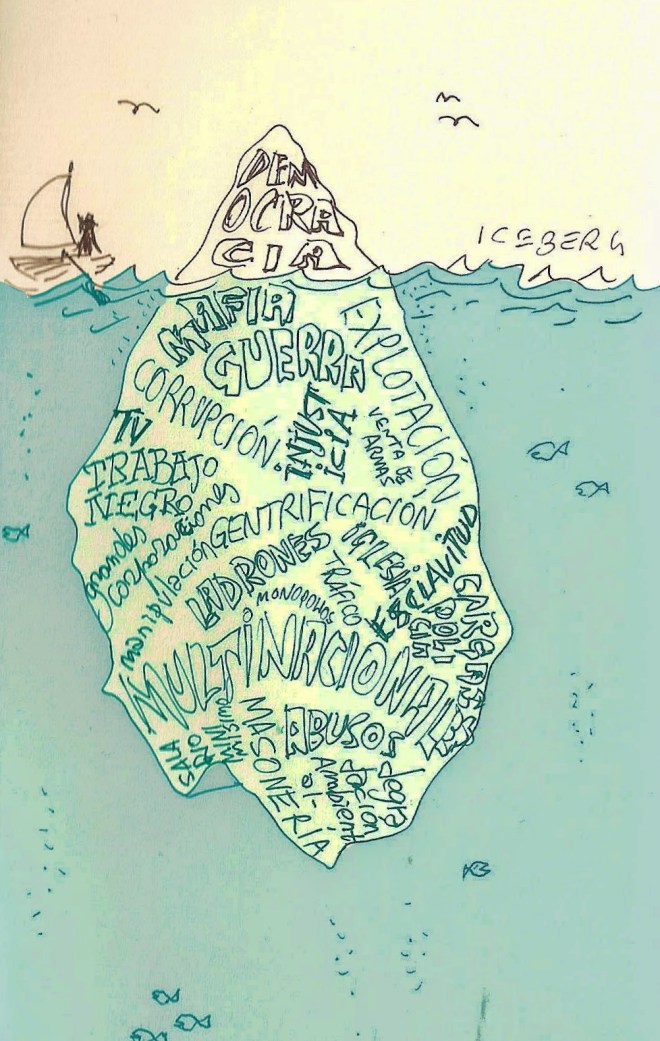 Democracia segundo Massimo Pietrobon, desenhista italiano