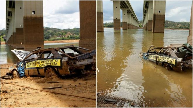 Represa de Atibainha: chuvas aliviam a seca