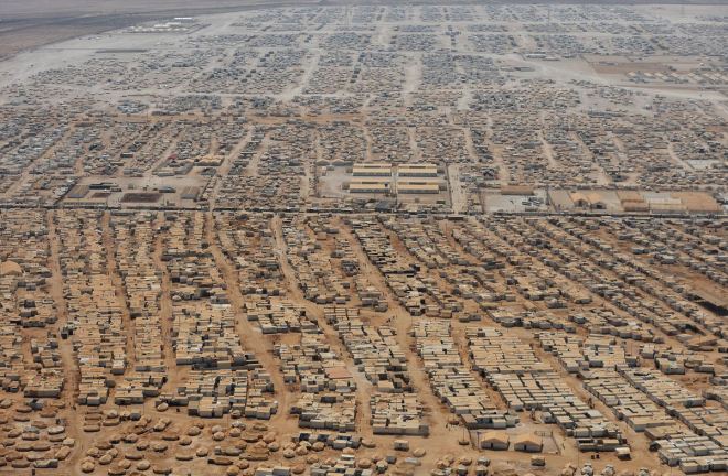 Campo de refugiados sírios, Zaatari, Jordânia