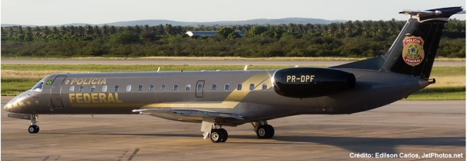 Aeronave que transportou Pizzolato de SP a Brasília 23 out° 2015