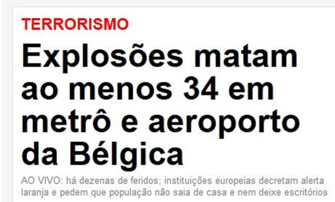 Chamada do Estadão, 22 mar 2016