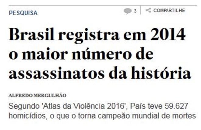 Chamada do Estadão, 22 mar 2016