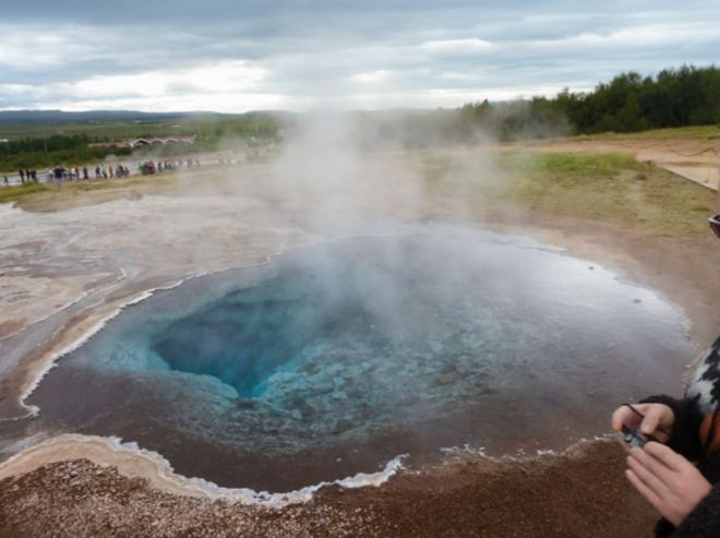 Islândia: gêiser
