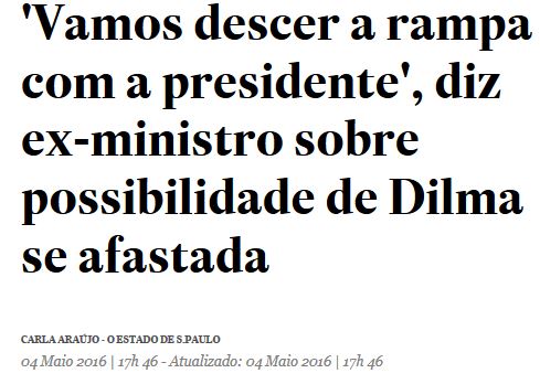 Chamada Estadão 5 maio 2016