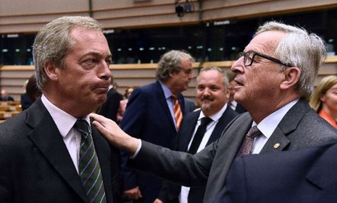 Nigel Farage & Jean-Claude Juncker