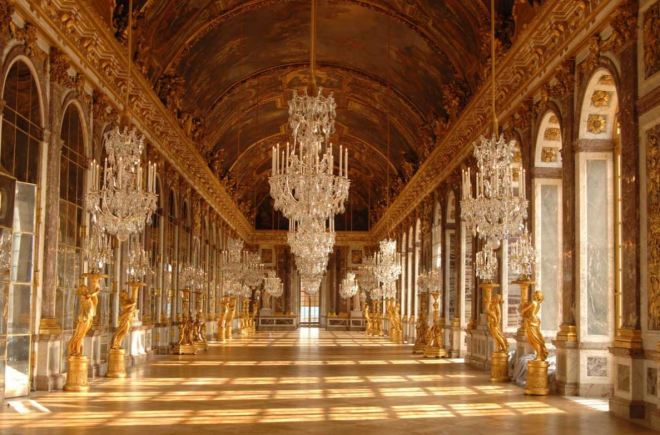 Palácio de Versailles - Salão dos espelhos