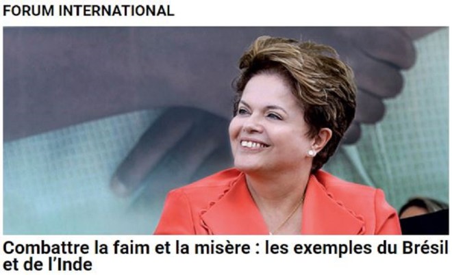 Combate à fome e à miséria: os exemplos do Brasil e da Índia